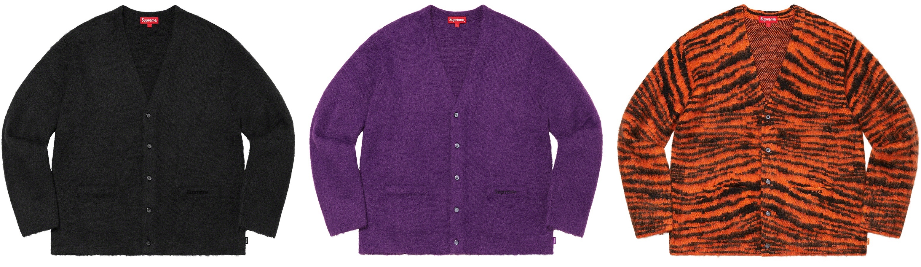 Brushed Mohair Cardigan